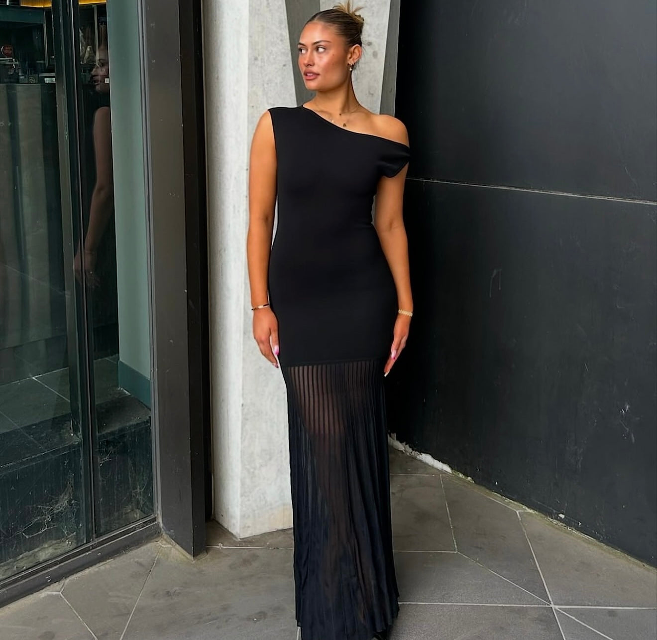 Sir the Label Indigo Twist Maxi