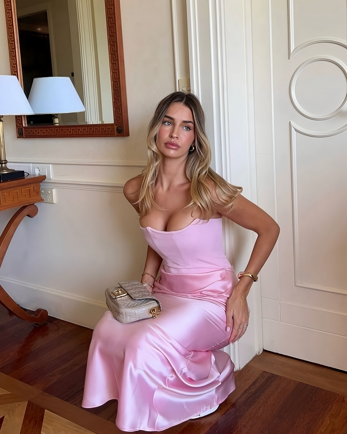 House of CB Persephone Dress in Pink