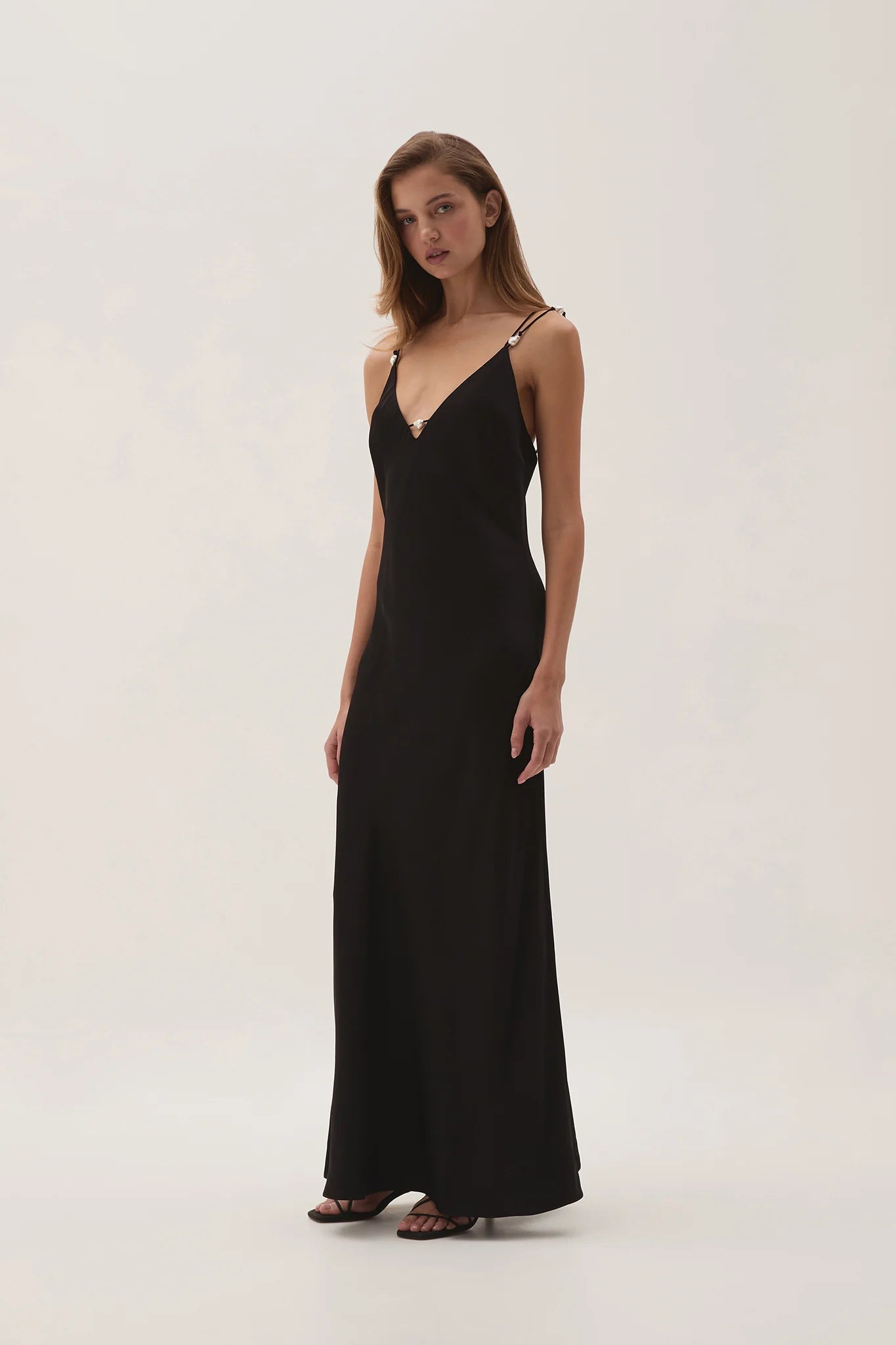 Aje Studio Agate Crossback Midi Dress